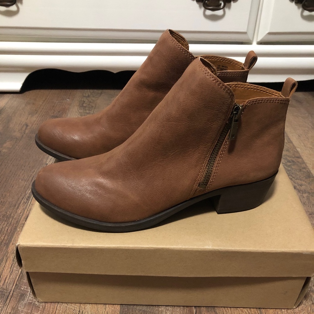 Lucky Brand Leather Basel Bootie